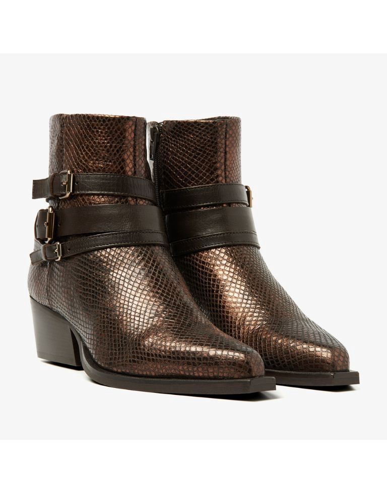 Via Vai Brons Do Livia enkellaarsje Via Vai Brons Do Livia enkellaarsje