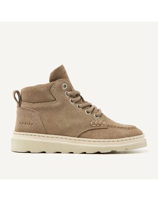 Nubikk Taupe suede Jonah Polar Fur JR kinderschoenen