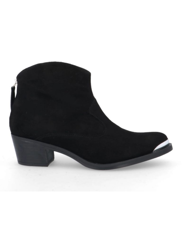 Unisa Zwart suede Grea