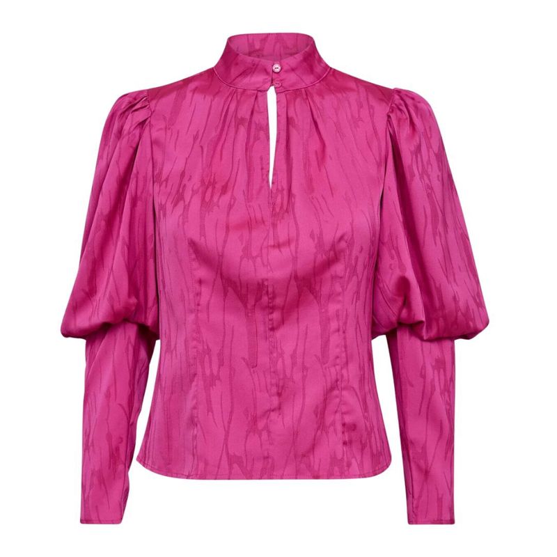 Co'couture SiriCC Open Back Blouse Flash Pink Co'couture SiriCC Open Back Blouse Flash Pink