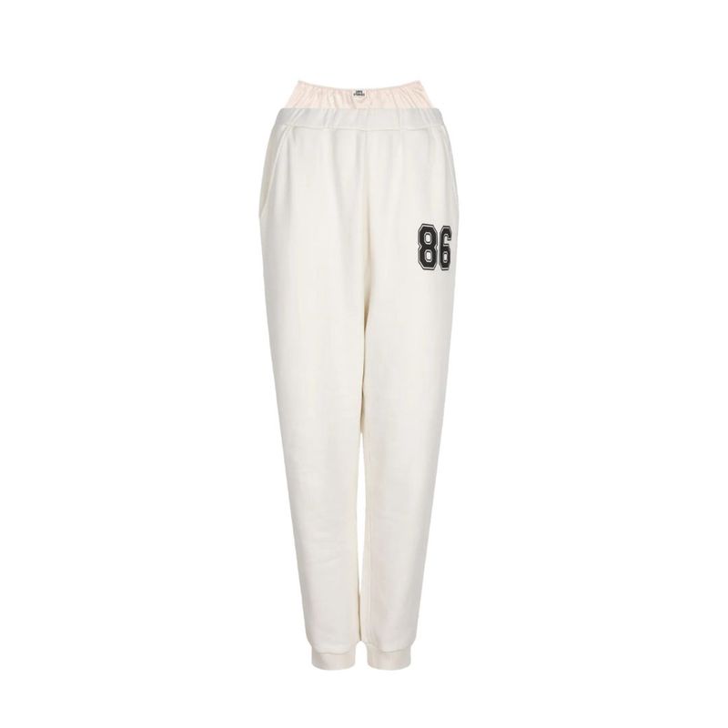 Love Stories Donna Comfortable trackpants Off White