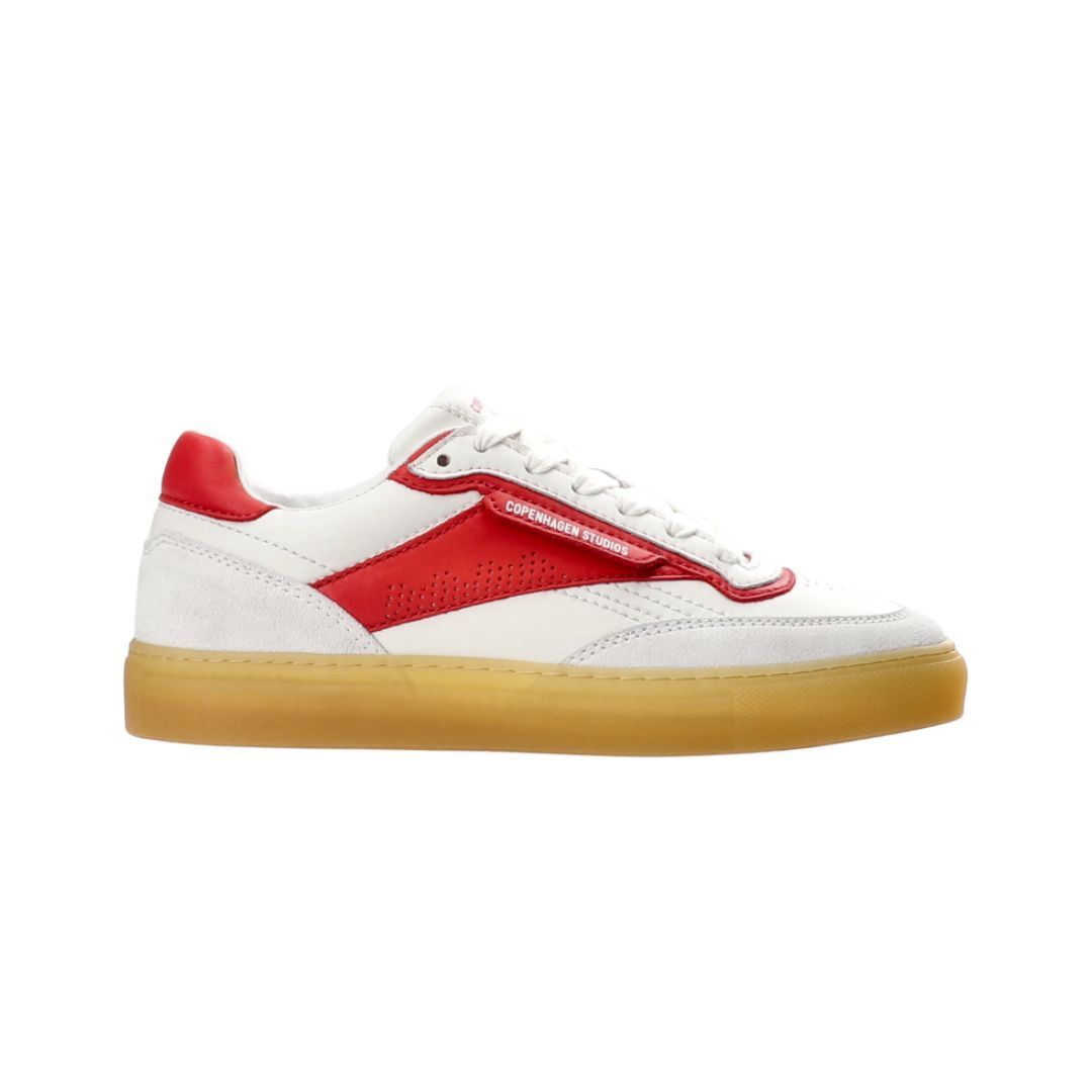 Copenhagen Studios CPH90 leather mix White Red