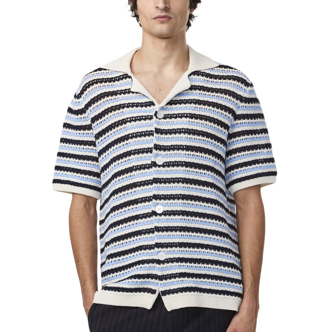 NN07 Henry SS 6636 Navy Stripe