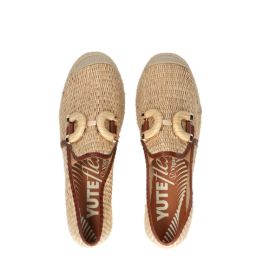 Viguera Espadrilles Loafer Plateau vlecht Natural