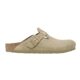 Birkenstock Boston Suede Faded Khaki