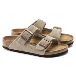 Birkenstock Arizona Kids Suede Leather Taupe