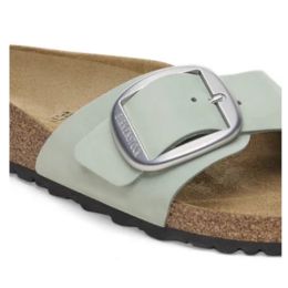 Birkenstock Madrid Big Buckle Nubuk Leather Pure Sage