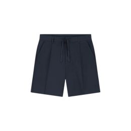 Olaf Cotton Linen Shorts Navy