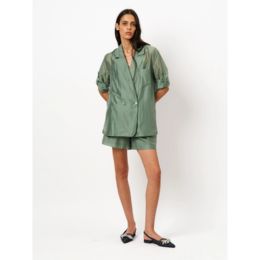 Dante 6 Saika shirt blazer Deep Ivy Green