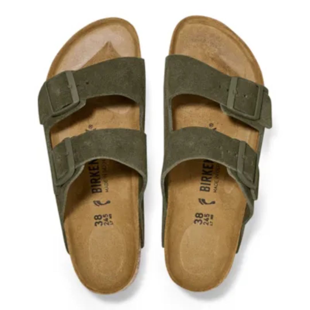 Birkenstock Arizona Suede Leather Thyme Birkenstock Arizona Suede Leather Thyme