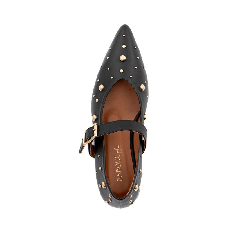 Babouche dames ballerima Celina zwart