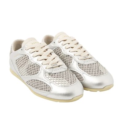 Nubikk Zilver grijze Riley Morgan sneaker