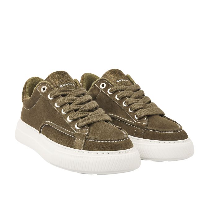 Nubikk Groen suede Caldera Tora sneaker heren