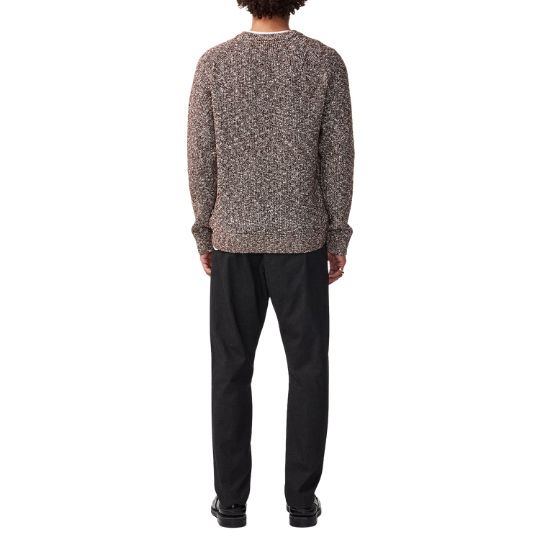 NN07 gebreide trui Jacobo Boucle bruin