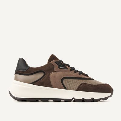 Nubikk donkerbruin Luca Noa heren sneaker