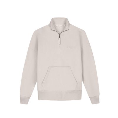 Olaf Hussein beige dames half zip