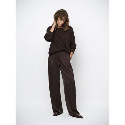 Dante 6 bruin Ariama gebreide dames trui Dante 6 bruin Ariama gebreide dames trui