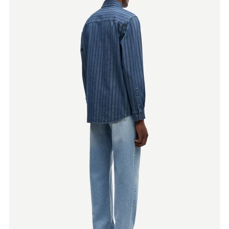 Samsoe Samsoe denim Sadamon heren shirt

