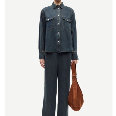 Samsoe Samsoe denim Satopiarya dames trousers Samsoe Samsoe denim Satopiarya dames trousers