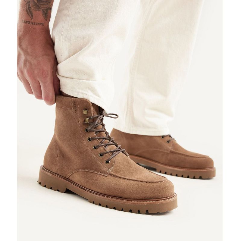 Nubikk licht bruin Ethan Harvey heren boot
