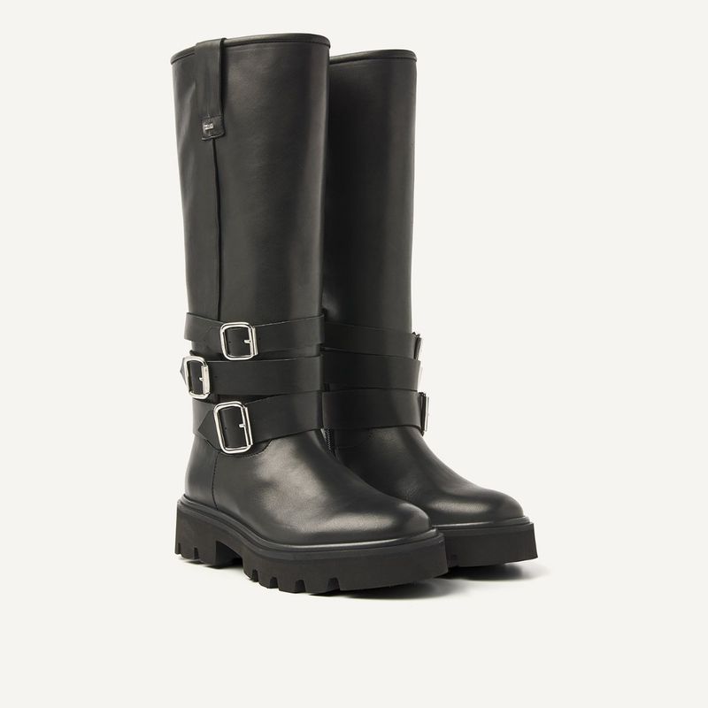 Nubikk zwart Frankie Lynn dames boot