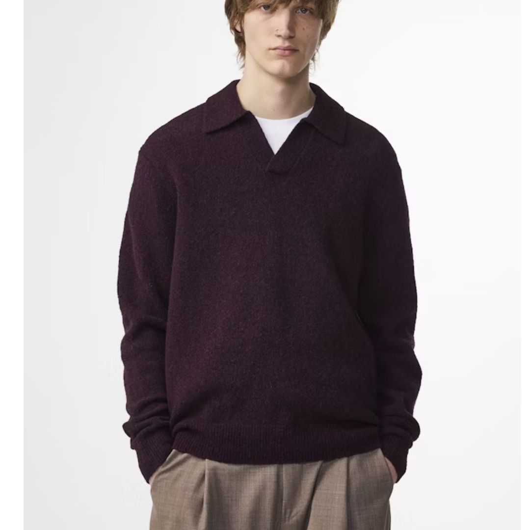 NN07 bordeaux Hope 6683 heren boucle polo