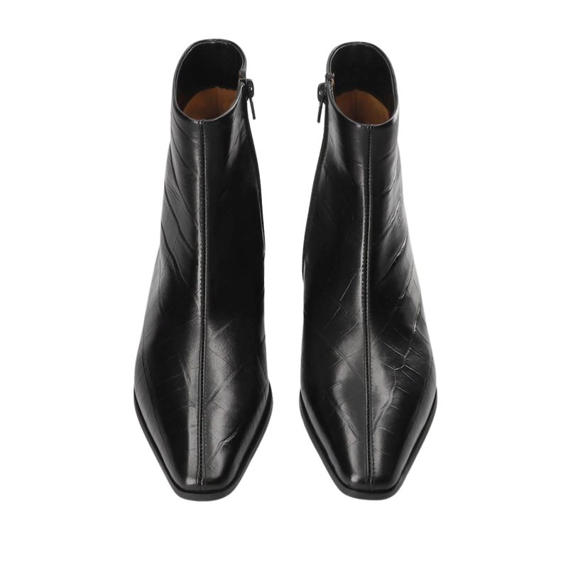 Copenhagen Studios zwart croco CPH293 dames enkellaarsje