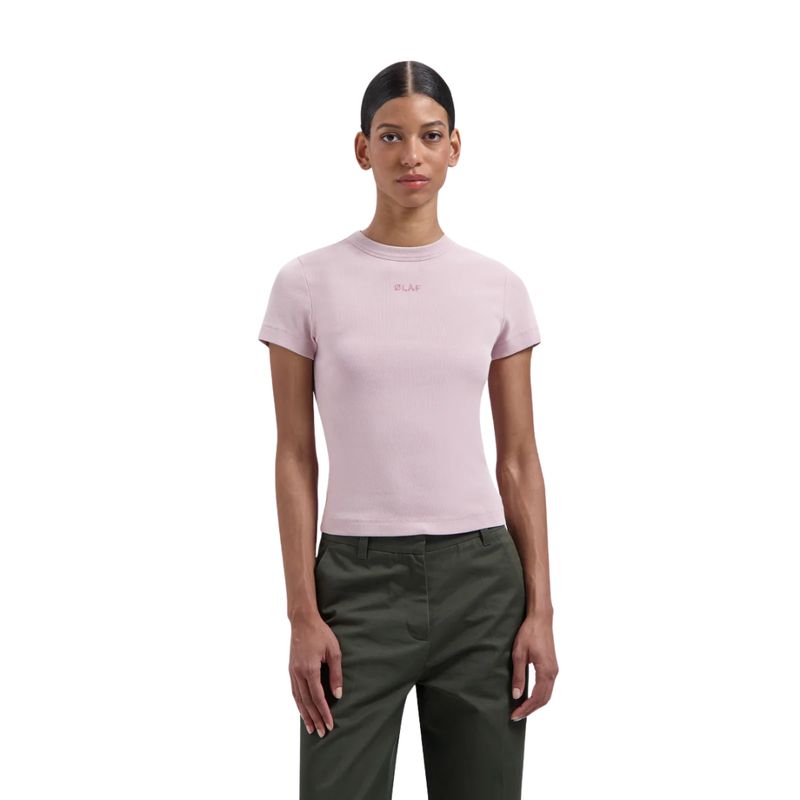 Olaf lila Essential Washed dames Tee Olaf lila Essential Washed dames Tee