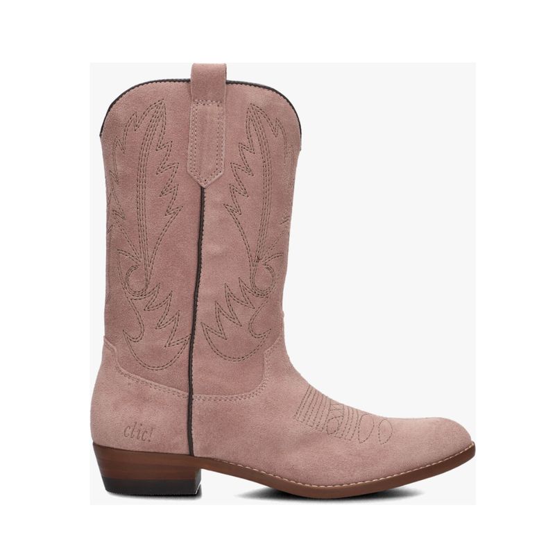 Clic rose Western boot kids