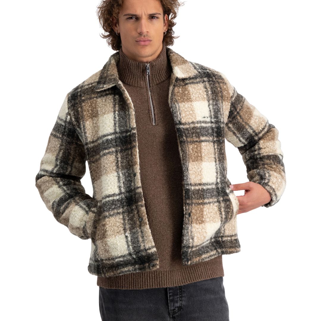 Law of the Sea bruin check Jules heren Jacket