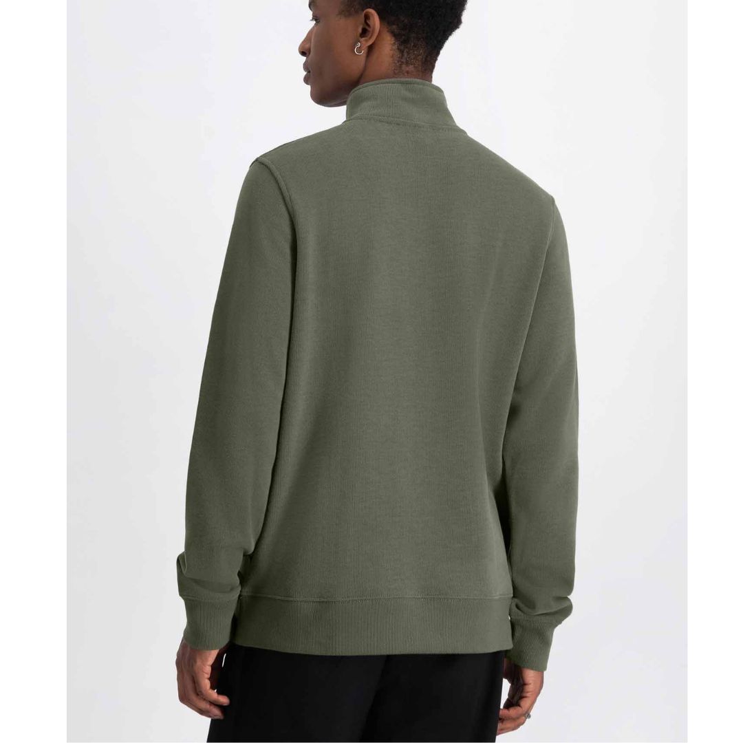 Law of the Sea groen Mind heren zip sweater