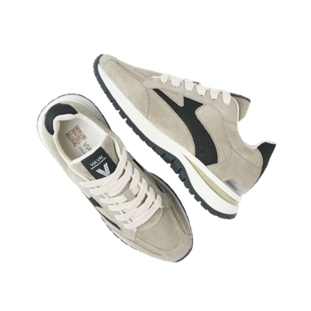 Via Vai grijs Usher Riggs dames sneaker Via Vai grijs Usher Riggs dames sneaker