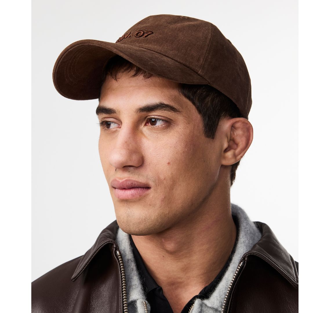 NN07 bruin Cotton heren cap 9041