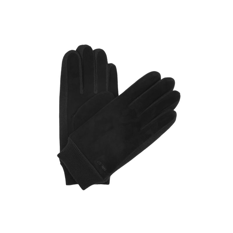 NN07 zwart Suede Rib heren Glove 9151