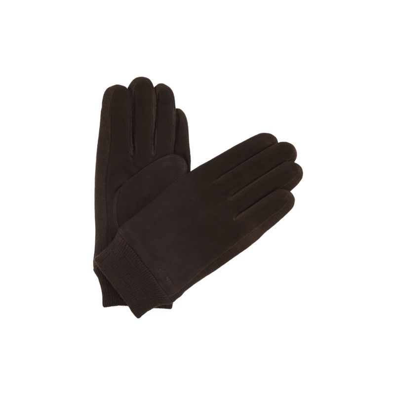 NN07 bruin Suede Rib heren Glove 9151