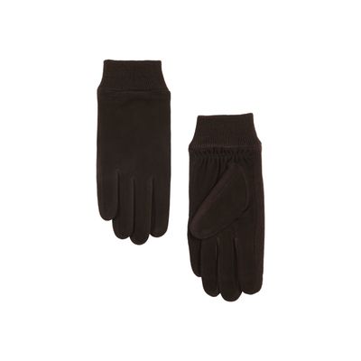 NN07 bruin Suede Rib heren Glove 9151
