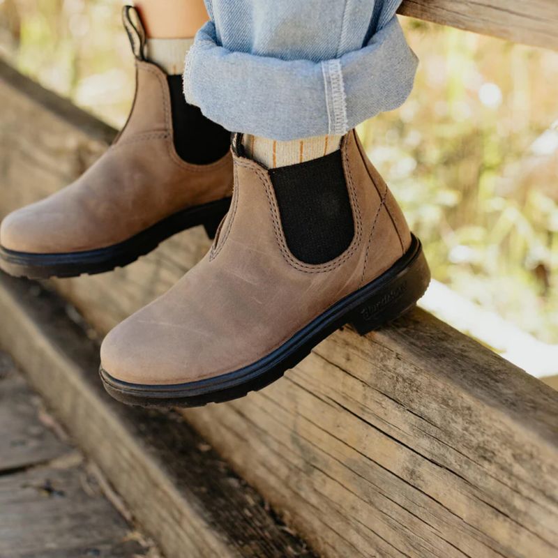 Blundstone taupe kids boot 2593