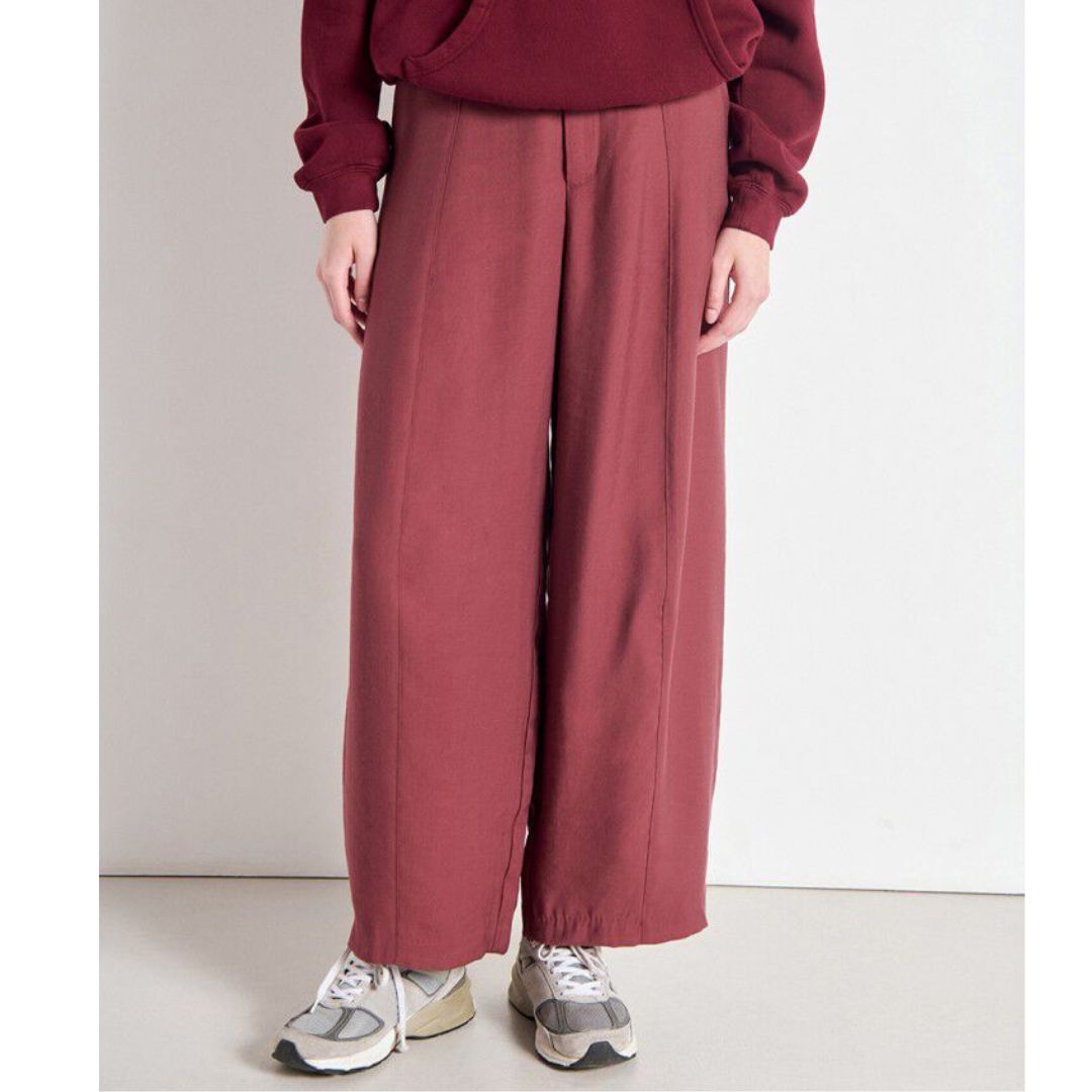 American Vintage bordeaux Lanow dames broek