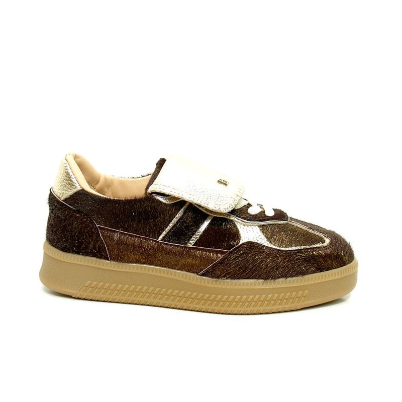 Babouche donkerbruin Ira dames sneaker