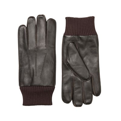Samsoe Samsoe donkerbuin Hackney heren gloves 8168