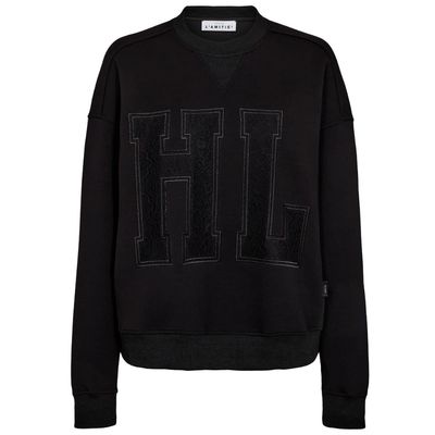 Haute L’Amitié zwart Lace Application dames Sweater Haute L’Amitié zwart Lace Application dames Sweater
