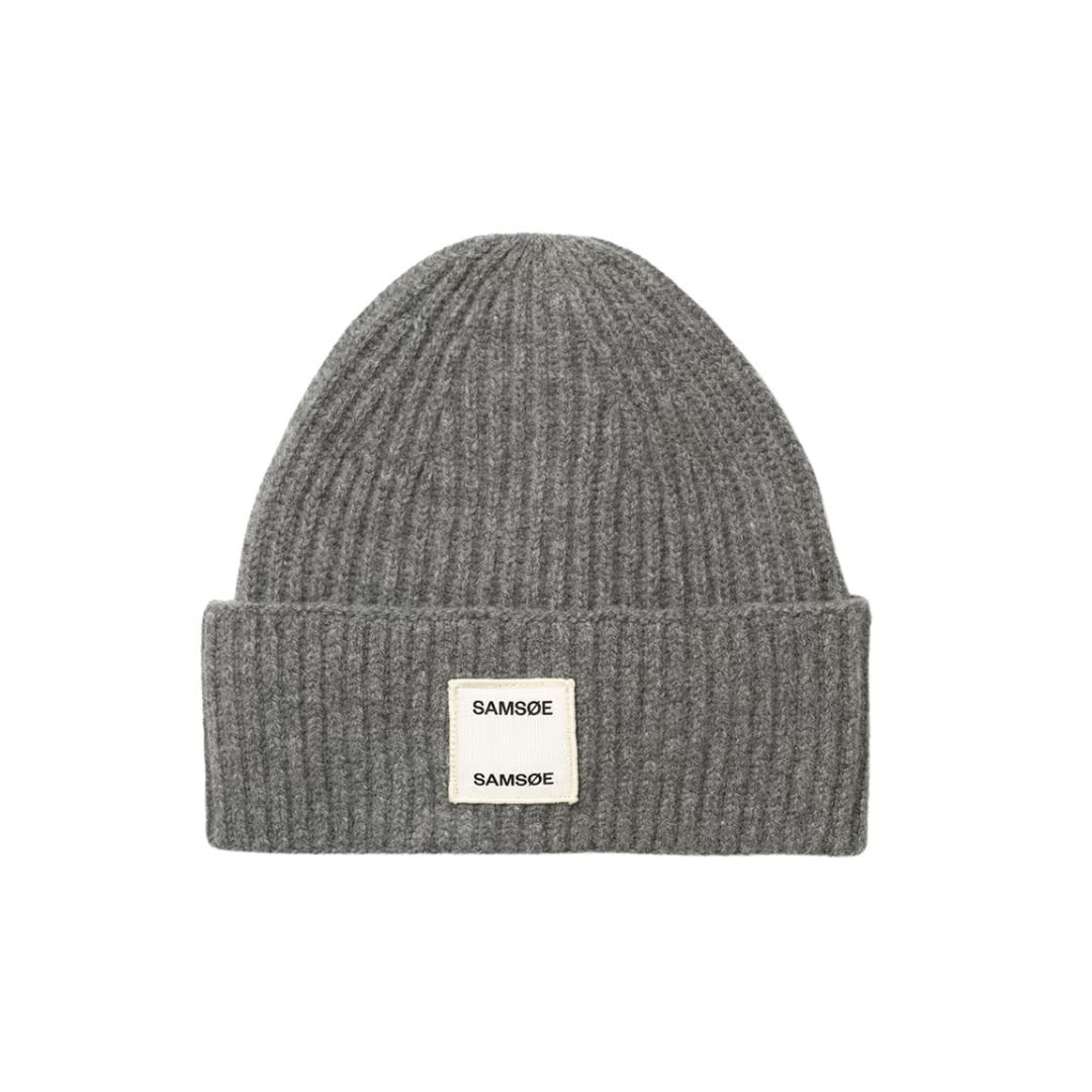 Samsoe Samsoe dark grey melange W beanie 15010