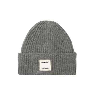 Samsoe Samsoe dark grey melange W beanie 15010
