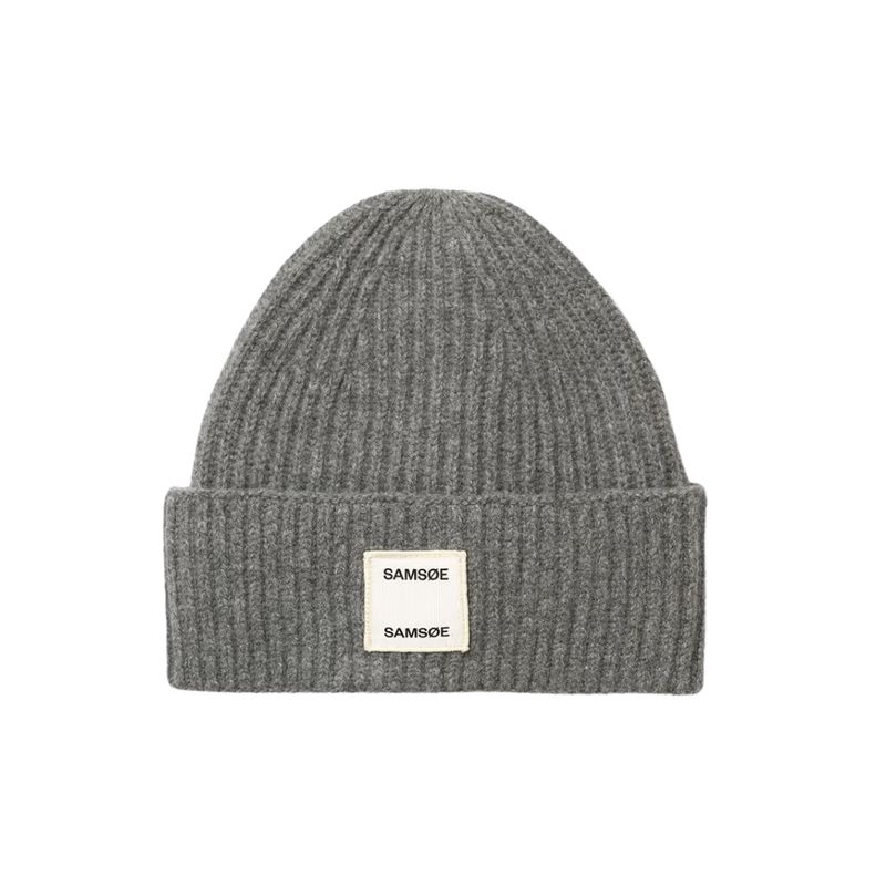 Samsoe Samsoe dark grey melange W beanie 15010