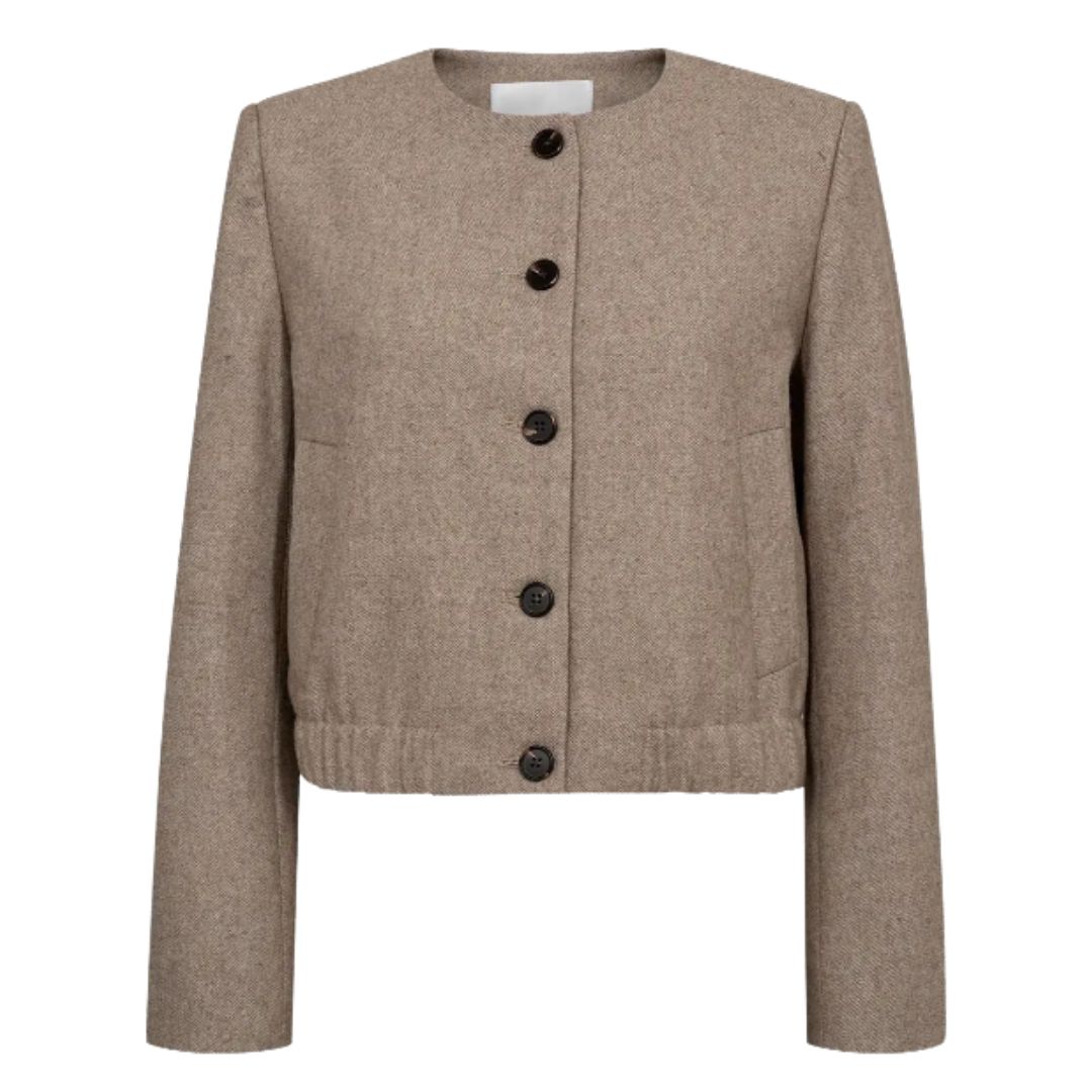 Co’Couture walnut MeeraCC Bomber dames Jacket