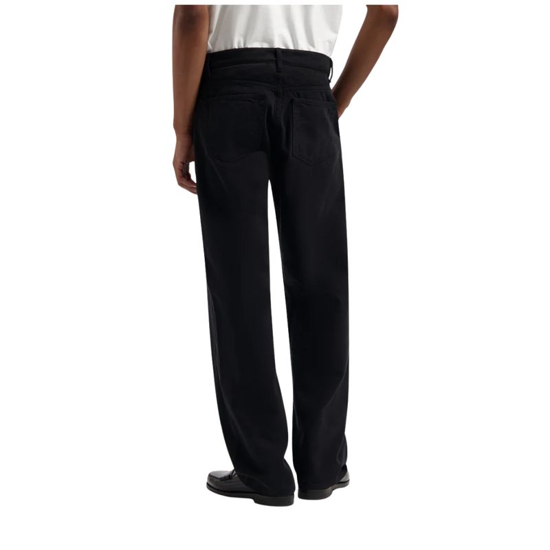 Olaf Black Brushed Twill Denim heren Pant