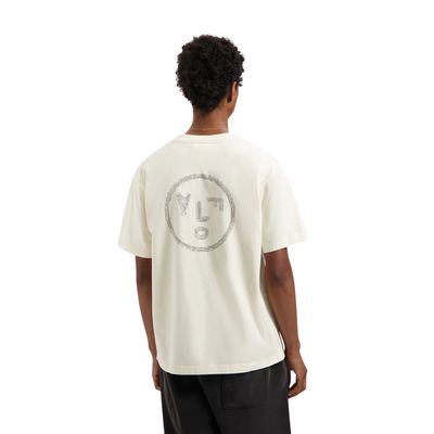 Olaf beige Crafted Face heren Tee