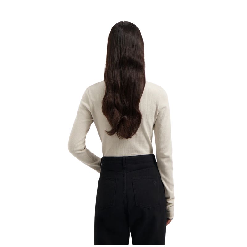 Olaf cement Waffle Top Long Sleeve dames