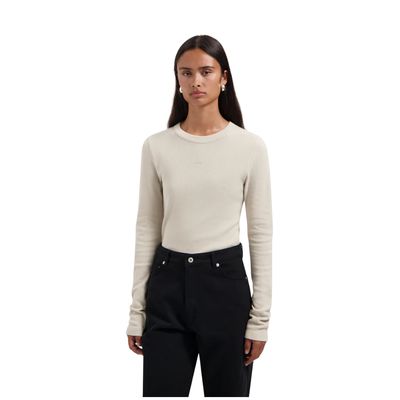 Olaf cement Waffle Top Long Sleeve dames