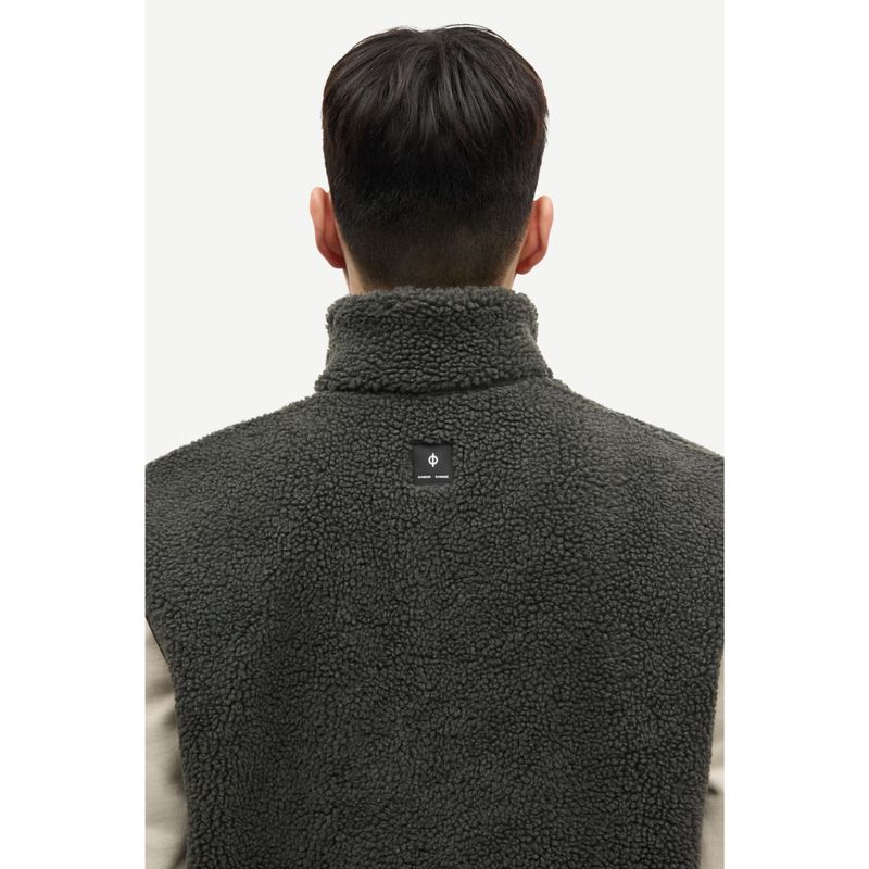 Samsoe Samsoe donkergrijs Sanolan zip heren vest 11705